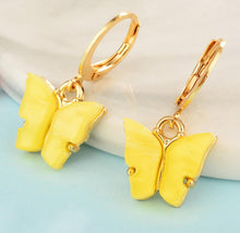 Load image into Gallery viewer, Butterfly Hoop Earrings

