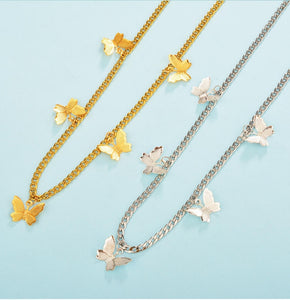Garden Butterfly Choker/Necklace