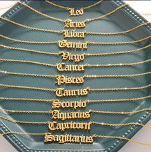 Load image into Gallery viewer, Bling What&#39;s Your Zodiac Sign Necklace
